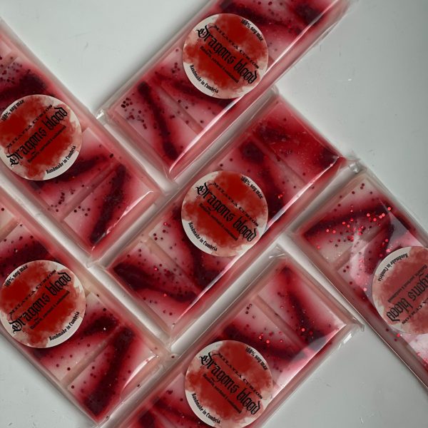 Dragon's blood wax melt snap bar