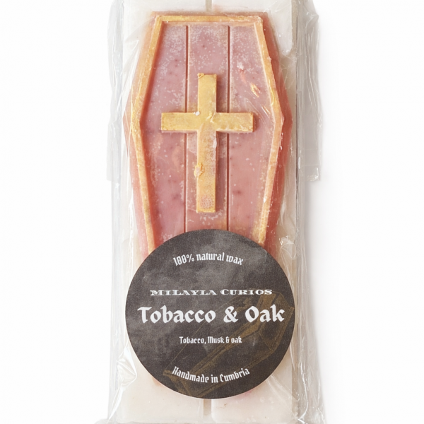 Tobacco and oak wax melt