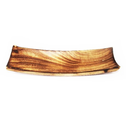 Wooden Boat Incense Ash Catcher