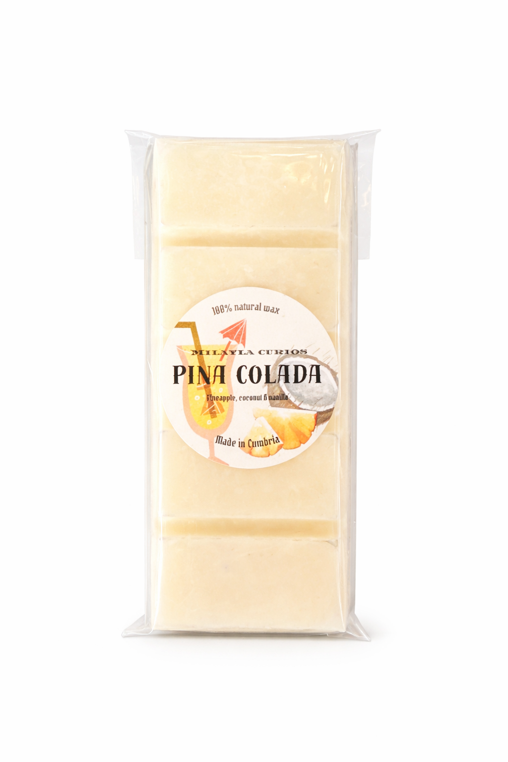Pina Colada wax melt snap bar