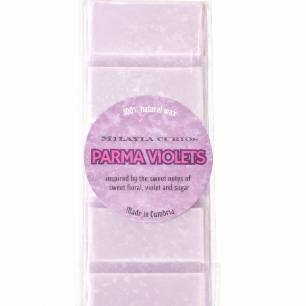 Parma Violet wax melt snap bar